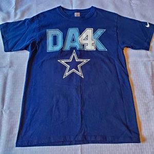 NFL PLAYERS Dallas Cowboys Dak Prescott Nike Tee Size M